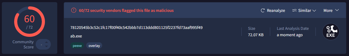 Plaintext Shellcode