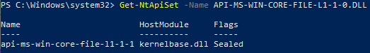 Resolving kernelbase.dll CreateFileW